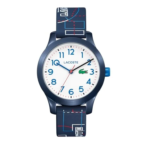 Lacoste Unisex analog klocka barn med plastarmband 7613272287715
