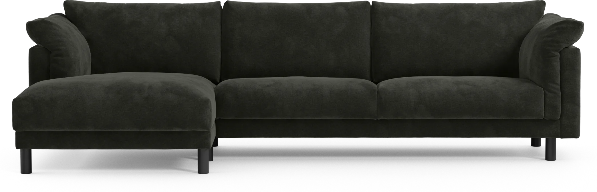 Cherrie 3-sits soffa med schäslong vänster, fast klädsel LZRCc