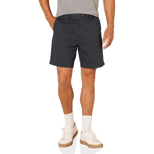 Amazon Essentials herr Classic Fit 7 tum kort, marinblå, 29 191770904251