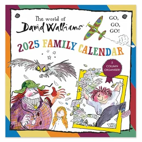 2025 World of Walliams fyrkantig familjekalender 5020211306710
