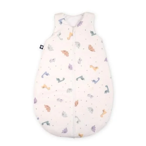 Julius Zöllner Sommarsovsäck Jersey, 0,5 TOG, tvättbar vid 60 C, tillverkad i Tyskland, OEKO TEX Standard 100, Little Dinos, storlek 80/86 4009250118936