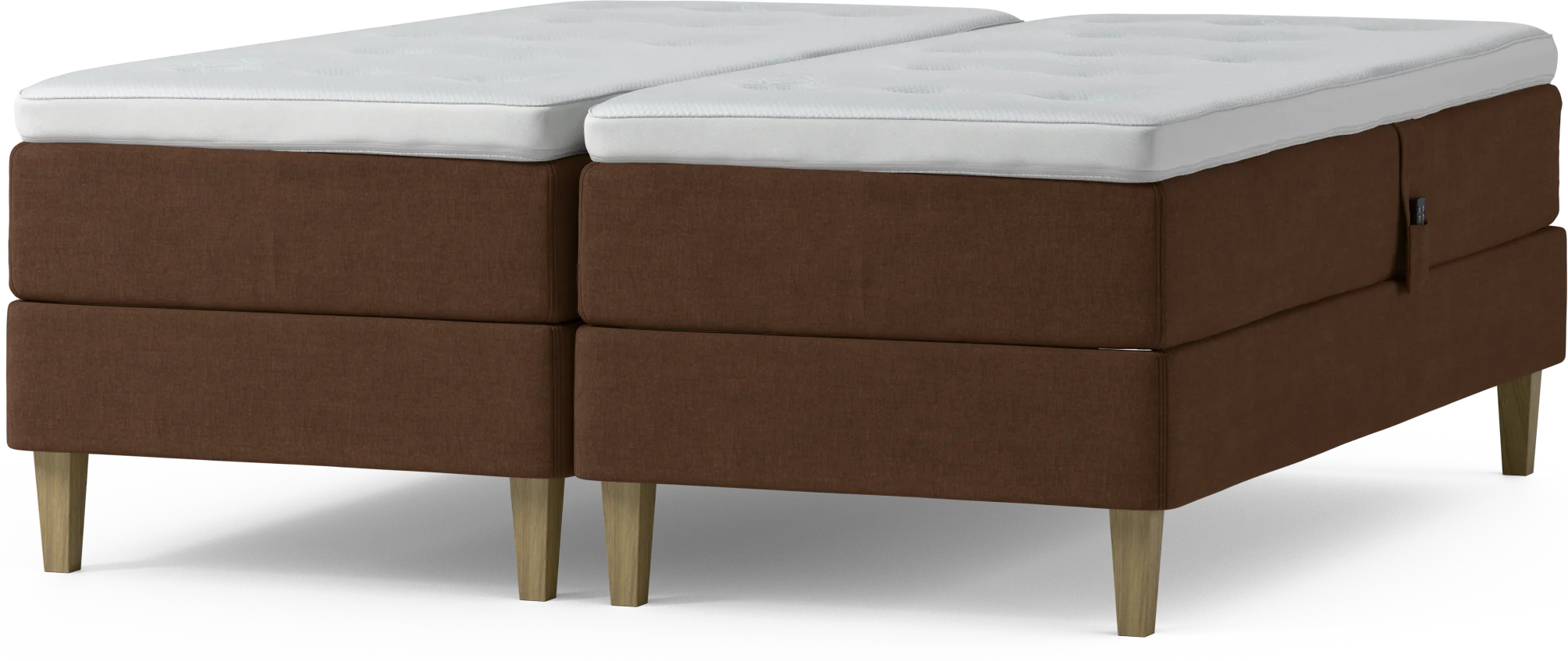 Delux Dream Ställbar säng, dubbelsäng med bäddmadrass och sängben 3d3W7