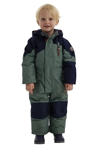 Killtec Kesley Mini skidoverall/snödräkt med huva och snöfall, bränd gul, 110/116 4066224423274