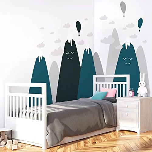 Ambiance Sticker Barnklistermärken skandinaviska berg jaminka 90 x 135 cm 5415231630622