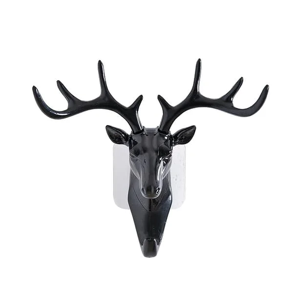 1 st Deer Head Shape No Drilling Adhesive Wall Hook,18.5*17cm,Crea AFDK012168DR 1 st Deer Head Shape No Drilling Adhesive Wall Hook,18.5*17cm,Crea AFDK012168DR