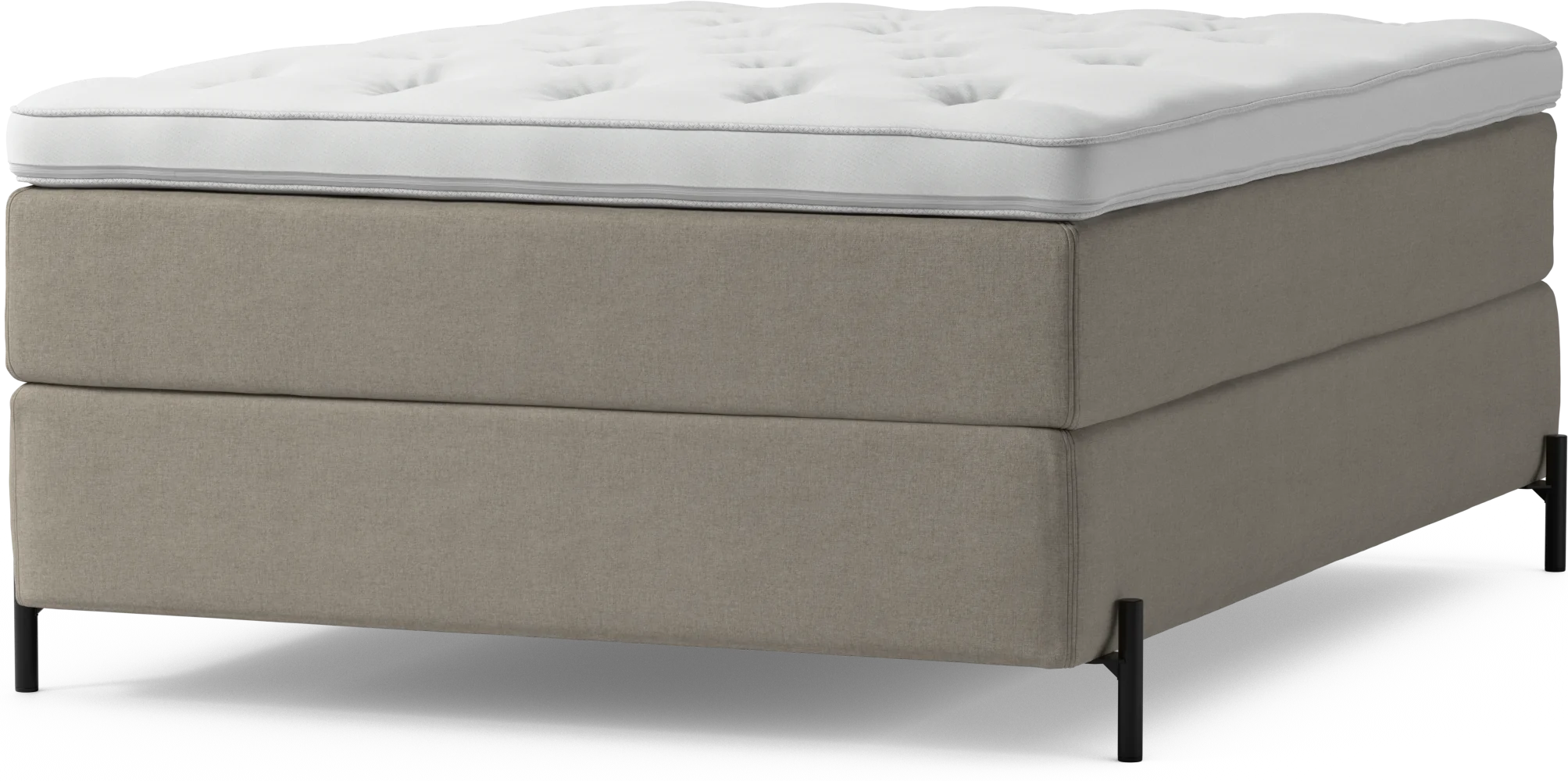 Delux Dream Kontinentalsäng, enkelsäng 140 cm med bäddmadrass och sängben yBs0A