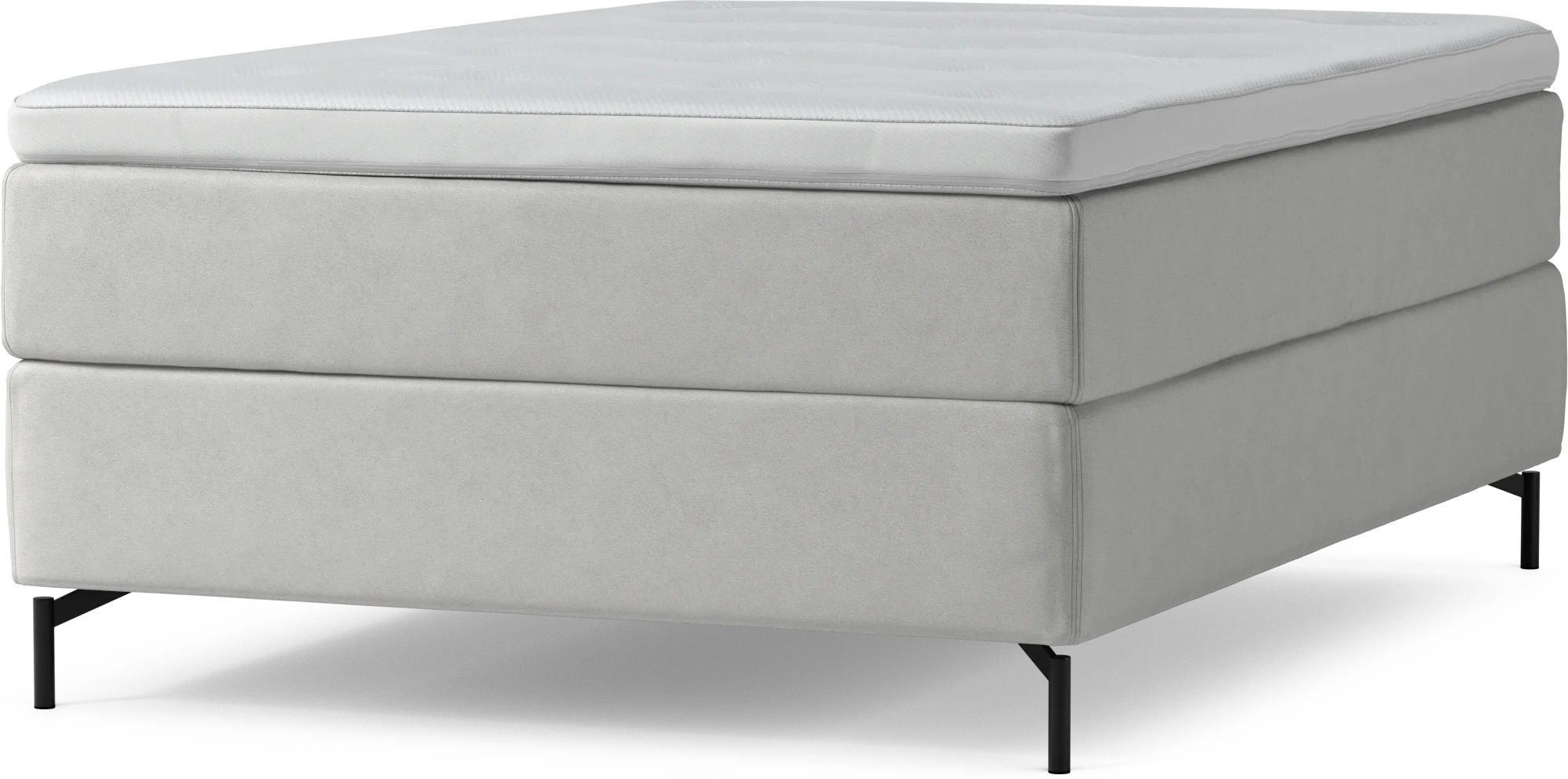 Delux Dream Kontinentalsäng, enkelsäng 140 cm med bäddmadrass och sängben 1XNNv