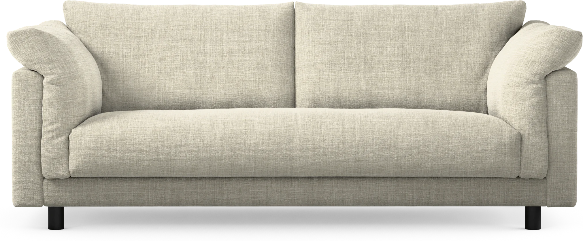 Cherrie 2,5-sits soffa, hel dyna, fast klädsel kNikc