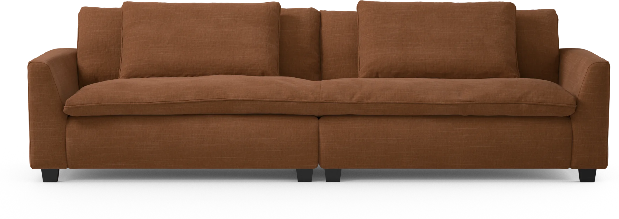 Bellora 4-sits soffa, hel dyna 7UKTT
