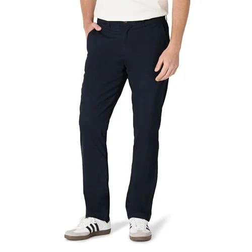 Amazon Essentials Men's Lediga stretchiga chinos atletisk passform (finns i Big & Tall), Svart, 44W / 28L 196433246419
