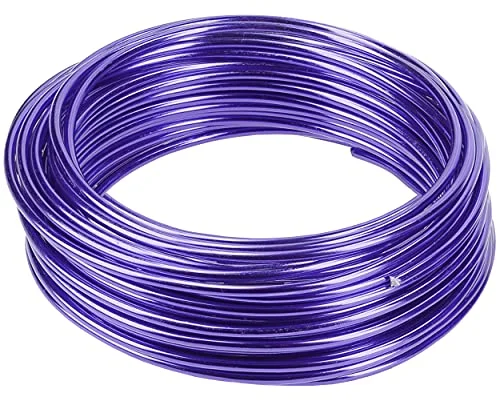 mumbi 31590 10 m pysseltråd 3 mm lila, aluminium 4251657929985