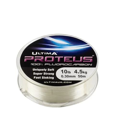 Proteus Fluorokarbon 55yd spole 0,30 mm 4,5 kg (10,0 lb) 5391542402625
