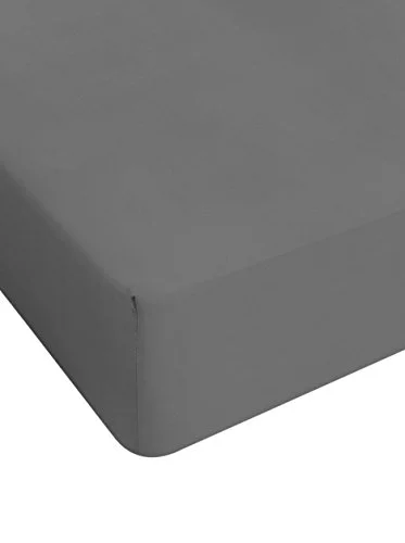 Italian Bed Linen, Max Color, underlakan, rök, 1 sits 8058575001788
