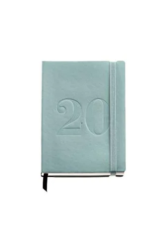 Miquelrius 33104 kalender 2020, Veckvisning, horisontell, 122 x 168 mm, minimalt grön, Castellano 8422593331040