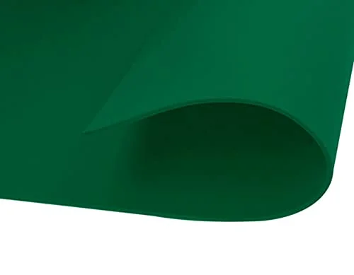 Starkt grönt EVA gummi lameller 40 x 60 cm 1 mm. 20u. 8428885242940