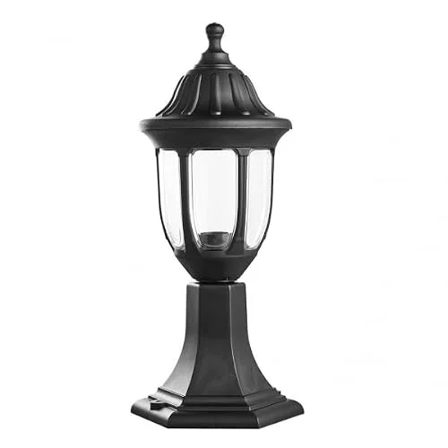 Angelica 1xE27 svart IP44 utomhus väggljus i polykarbonat mått: 42,7 x 16,6 cm, perfekt för att belysa trädgårdar och gårdar som förbättrar dina utomhusutrymmen. 8447343268698