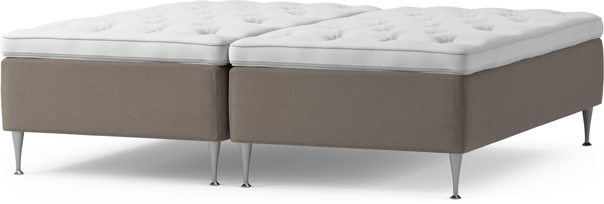 Delux Dream Ramsäng, dubbelsäng med bäddmadrass och sängben umKEN