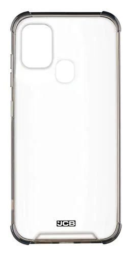 JCB Toughcase Samsung A21S klart/svart stötsäkert skyddande mobiltelefonfodral 794712345466