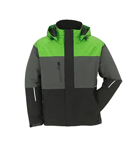Planam 3756056 Outdoor Aviator Jacka, grön/grå/svart, storlek XL 4030913956473