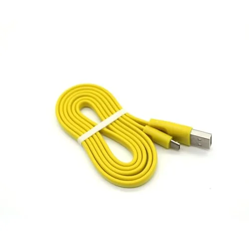 Adhiper UE Boom Charger Kablar Nätkabel Ersättning Flat Laddningskabel Kompatibel med Boom2 för Megaboom Miniboom Roll Trådlös Högtalare (1/ Gul) 791809649377