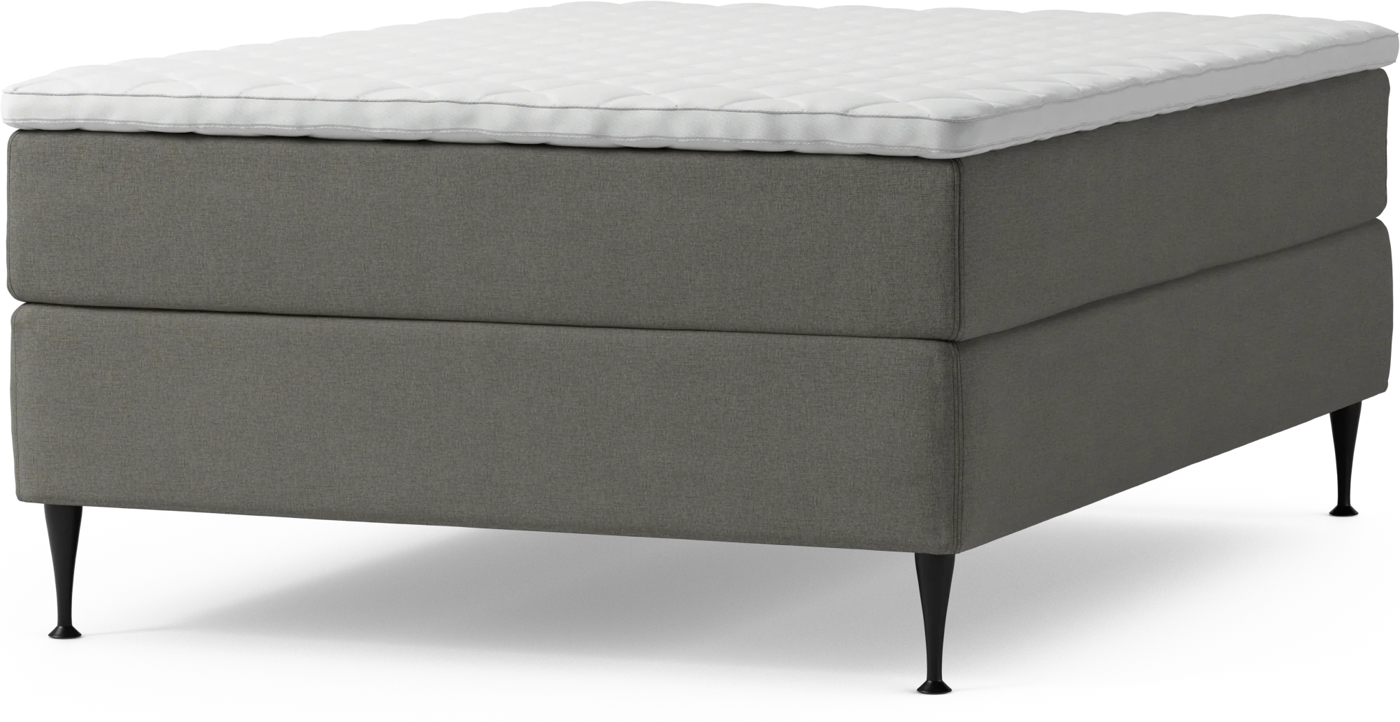 Delux Dream Kontinentalsäng, enkelsäng 140 cm med bäddmadrass och sängben eSIC0