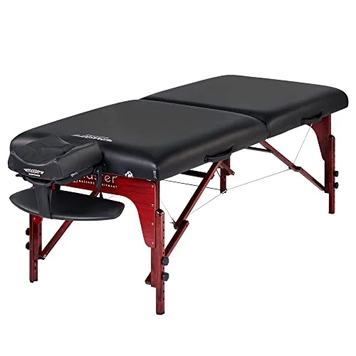 Master Massage 71 cm Montclair Mobil massagelig fällbar massagebett massagebank sminkborste träben bärväska paket bärbart massagebord 841930106604