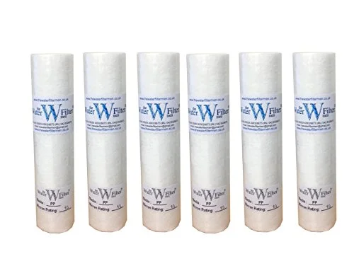 10 tum PP sediment mick sedimentpartikel vattenfilter patron mikron (6 pack) 5060255191934
