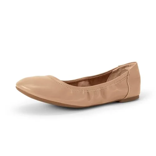 Amazon Essentials kvinnors Belice Slip On Balett platt, beige, 47 EU Bred 840809137015