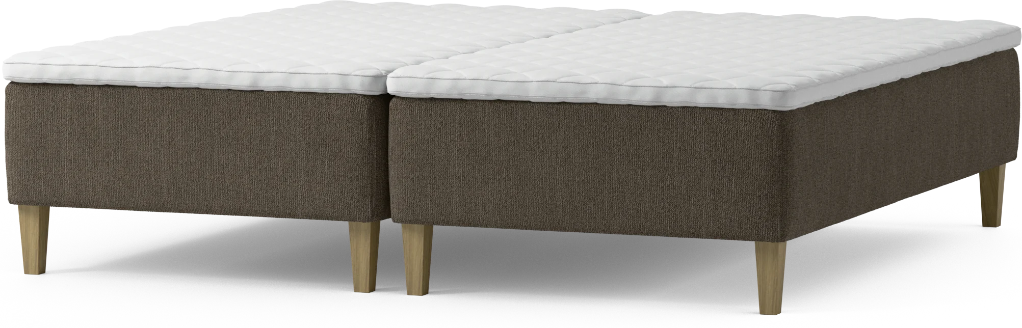 Delux Dream Ramsäng, dubbelsäng med bäddmadrass och sängben Fmp6g