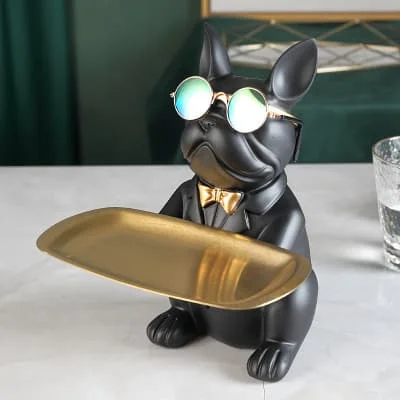 1 st Cool Bulldog Figur Skulptur Staty Resin Bra Förvaringslåda f AFDK019298DR 1 st Cool Bulldog Figur Skulptur Staty Resin Bra Förvaringslåda f AFDK019298DR
