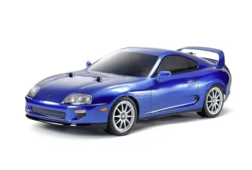 Tamiya 47505 1:10 RC Toyota Supra (JZA80) BT 01 2WD fjärrstyrd bil, fordon, modelltillverkning, lackad kaross, hobby, hantverk, modellbygge 4950344475056
