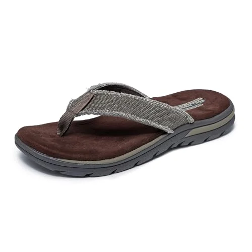 Skechers herr avslappnad passform Supreme Bosnia sandal, Choklad, 11 884808222204
