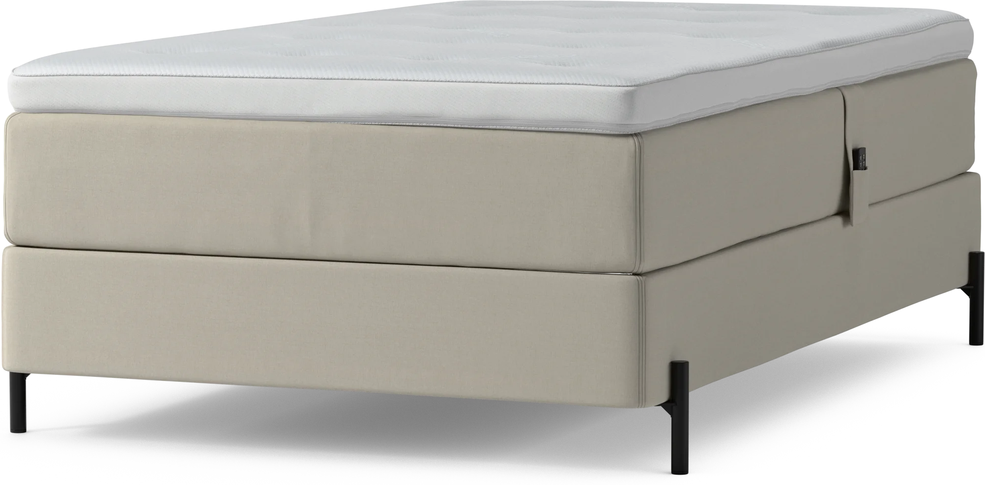 Delux Dream Ställbar säng, enkelsäng med bäddmadrass och sängben sxD1v