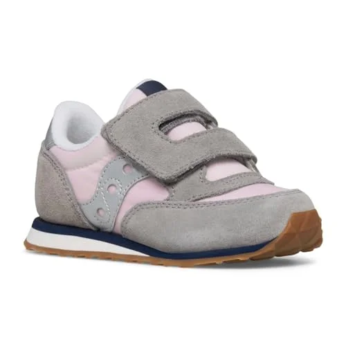Saucony Originals Baby Jazz HL, Unisex Barn, Blush Gray Silver, 21 EU 195020292693