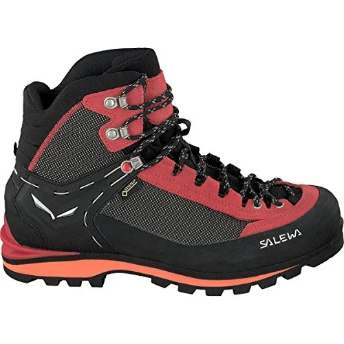 Salewa MS Crow Gore TEX trekking och vandringskängor, Black/Papavero, 44.5 EU 4053865483248