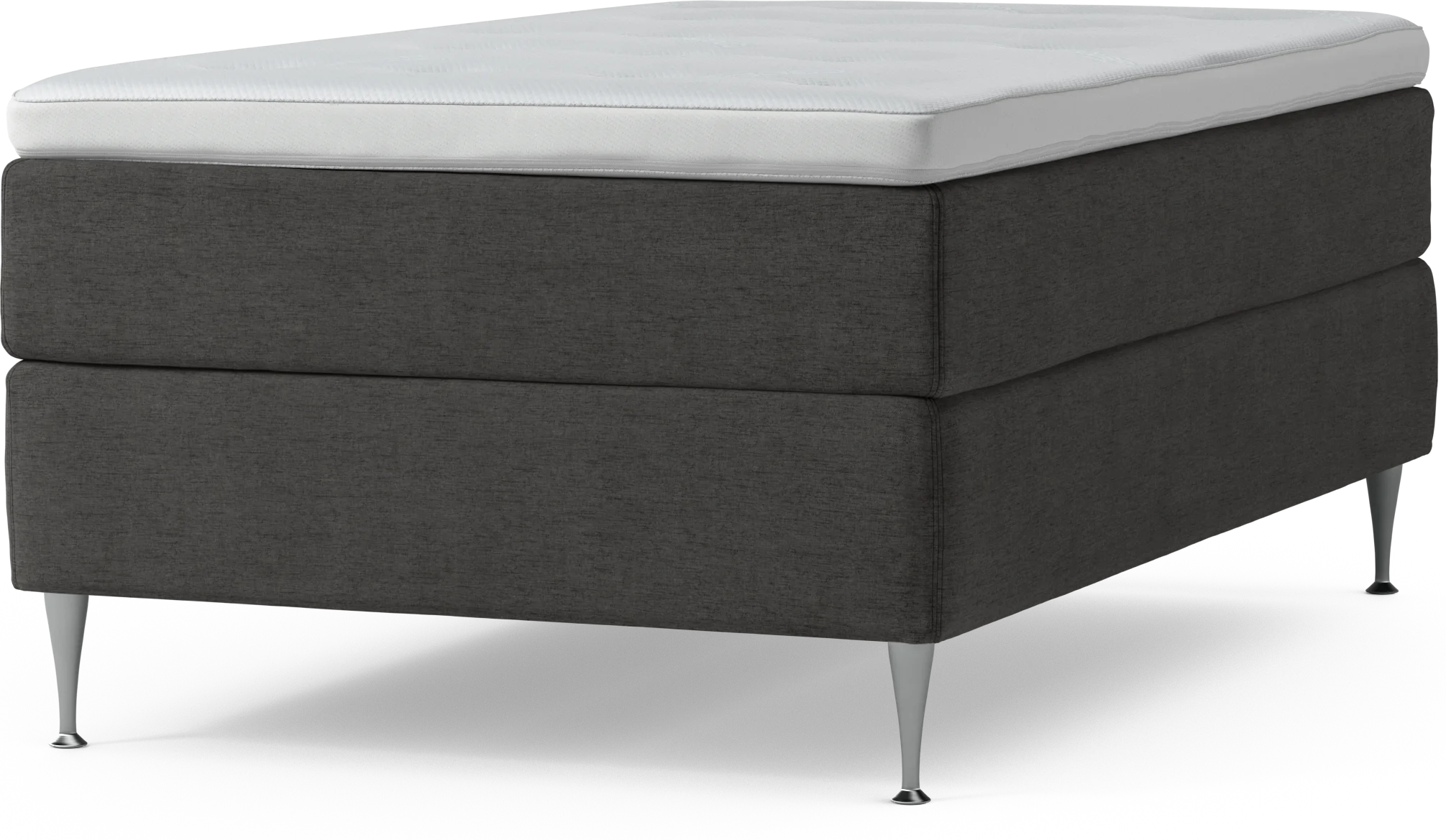 Delux Dream Kontinentalsäng, enkelsäng 120 cm med bäddmadrass och sängben laKtQ